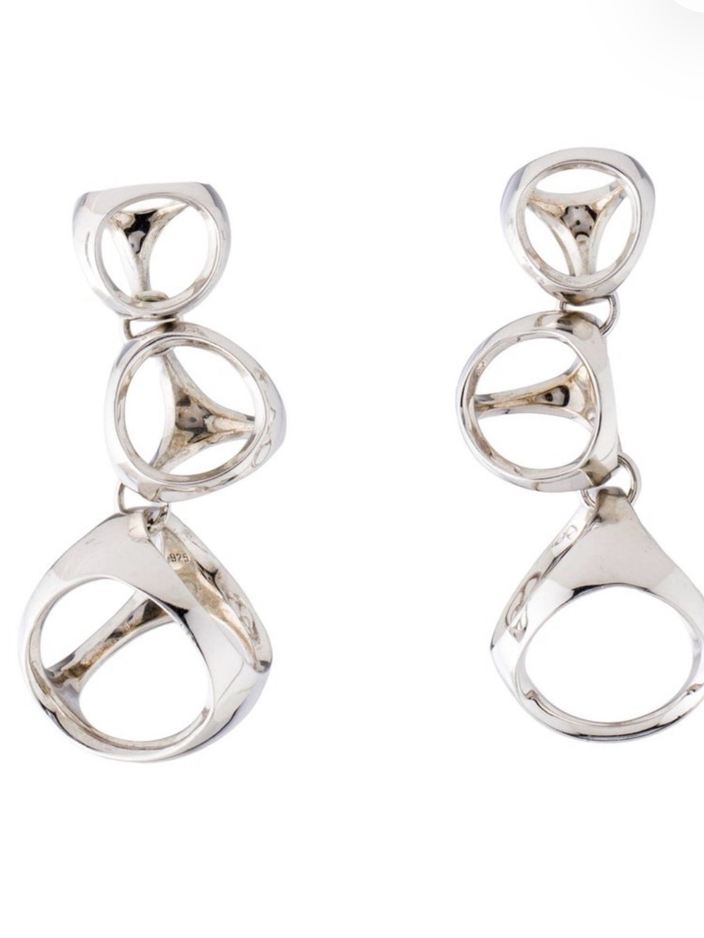 Di Modolo Sterling Silver-hanging earrings. New without tag in perfect condition